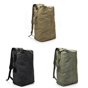 Large Capacity Travel Backpack for Men Outdoor Sports Bag Canvas Rucksack - Khaki-Small V528-BACKPACK-KHAKI-SMALL-410713