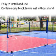 Portable Outdoor Badminton Net Set Easy Setup Adjustable Height Sports Equipment - 3.1M