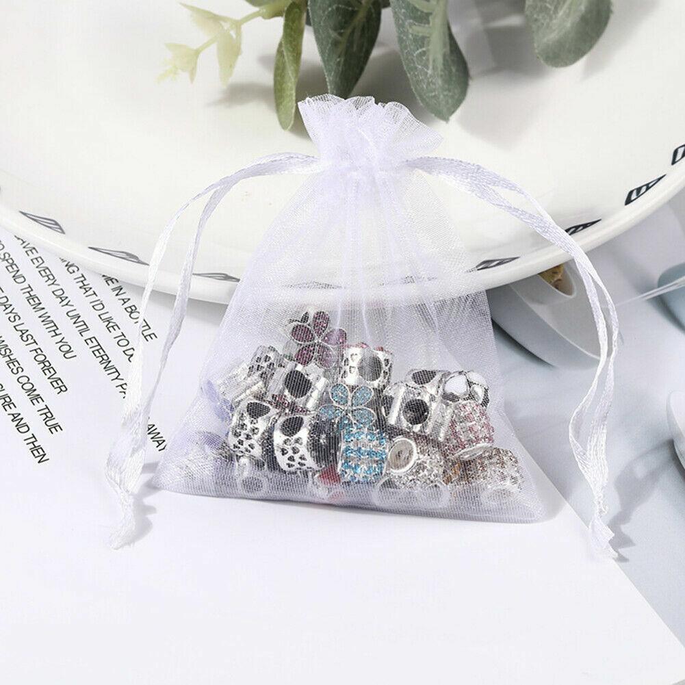 Organza Bag Sheer Bags Jewellery Wedding Candy Packaging Sheer Bags 10*15 cm - Rose Red V528-BAG-10-15-10PCROSERED-573177