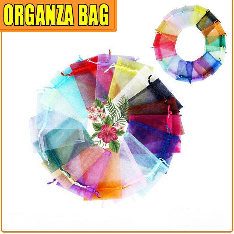 Organza Bag Sheer Bags Jewellery Wedding Candy Packaging Sheer Bags 10*15 cm - Gold V528-BAG-10-15-10PCSGOLD-816748