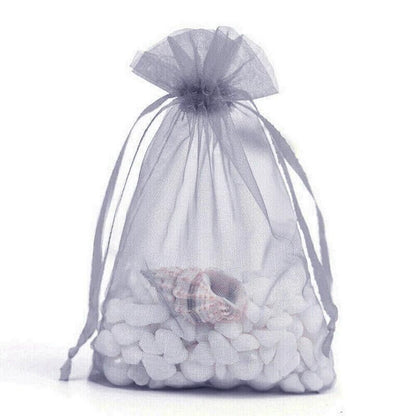 50PCS Organza Bag Sheer Bags Jewellery Wedding Candy Packaging Sheer Bags 10*15 cm - Black/50PCS V528-BAG-10-15-50PCSBLACK-558781
