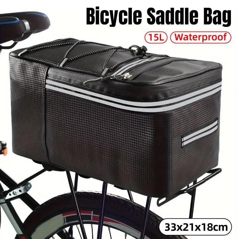 Bike Saddle Bag Waterproof Cycling Tail Bag Backseat Storage Riding Equipment V528-BAG-15L-386045