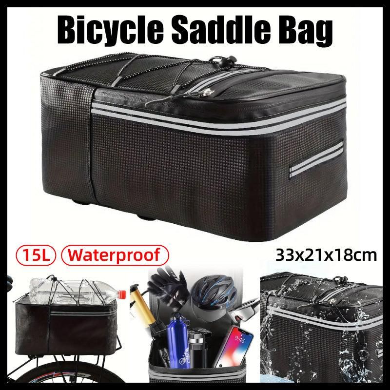 Bike Saddle Bag Waterproof Cycling Tail Bag Backseat Storage Riding Equipment V528-BAG-15L-386045