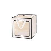 20PCS Open Window for Flower Doll Wedding Gift Transparent Square Packaging Bag - White 15-15-15cm V528-BAG-20PCS-WHITE-15-15-15-647852