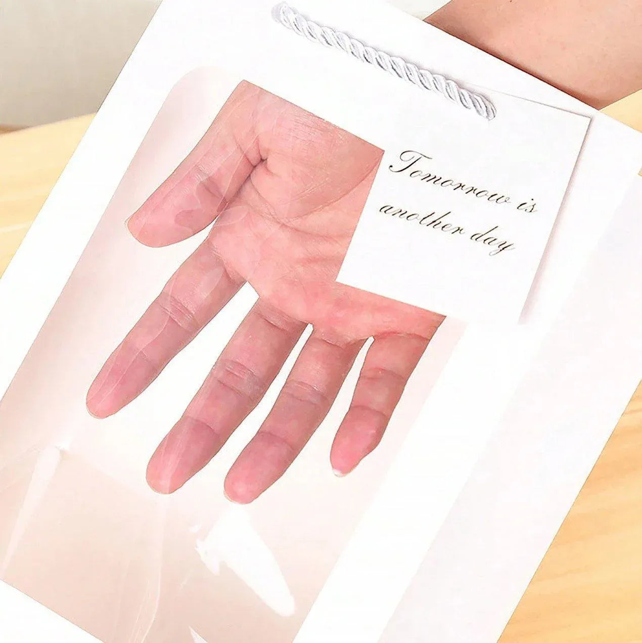 25x Thick Gift Bags with Transparent Window for Valentines Day Bouquets and Gift - V528-BAG-25PCS-RED-18-13-25-421584