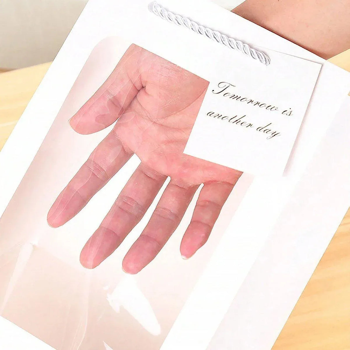 25x Thick Gift Bags with Transparent Window for Valentines Day Bouquets and Gift - V528-BAG-25PCS-RED-18-13-25-421584