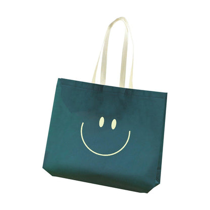 25PCS Fashionable Non-Woven Fabric Tote Eco Friendly Bag Reusable Shopping Bag - Smile 35*45*12cm V528-BAG-35-45-12-25PCS-XL-125420