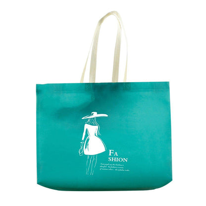 25PCS Fashionable Non-Woven Fabric Tote Eco Friendly Bag Reusable Shopping Bag - Smile 35*45*12cm V528-BAG-35-45-12-25PCS-XL-125420
