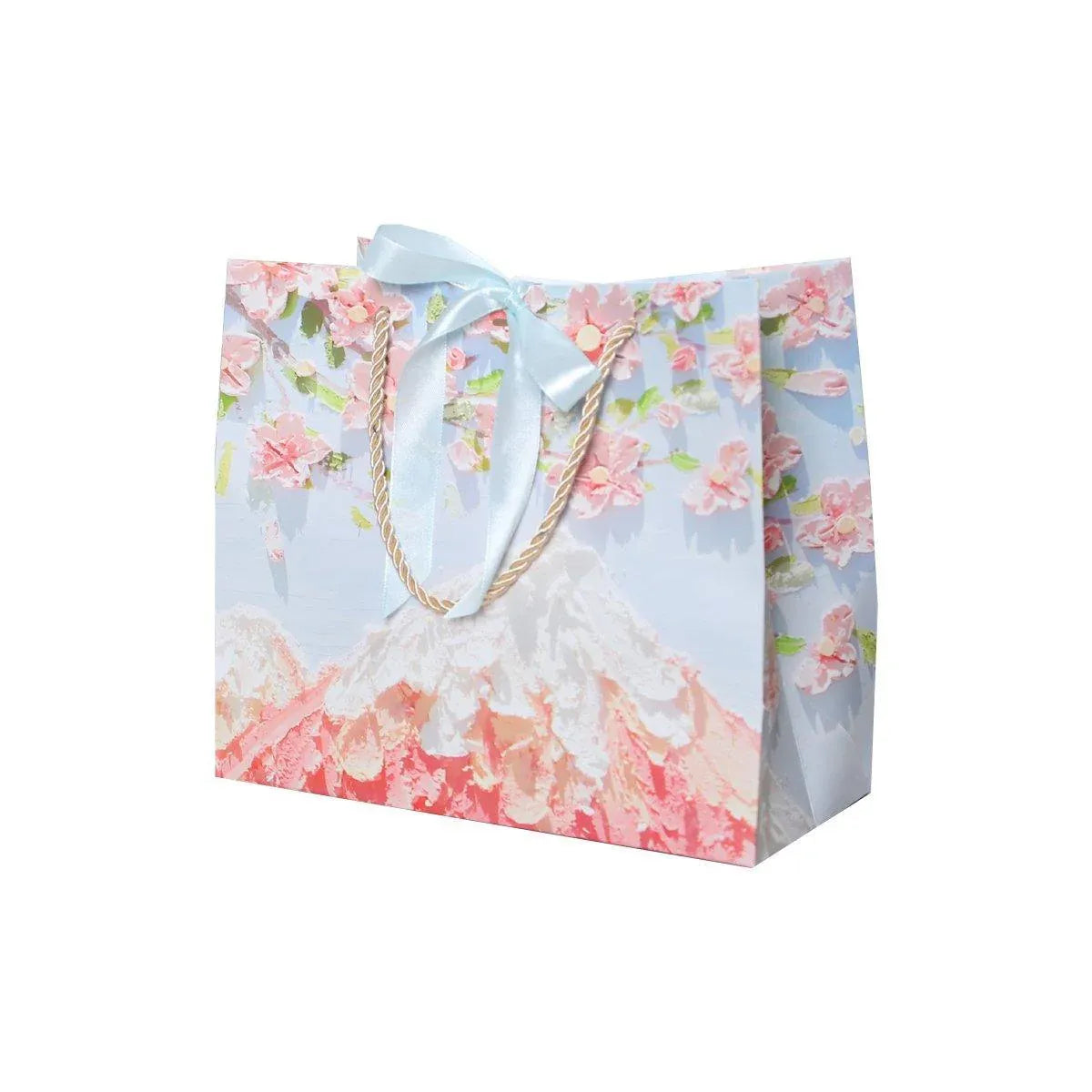 50PCS Cloud Mountain Petals Cream Wind Stereo Oil Painting Paper for Gift Wrapping - B V528-BAG-50PCS-B-765241
