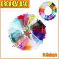 50 pcs Organza Bag Sheer Bags Jewellery Wedding Candy Packaging Sheer Bags 7*9 cm - Pink/50PCS V528-BAG-7-9-50PCSPINK-681540