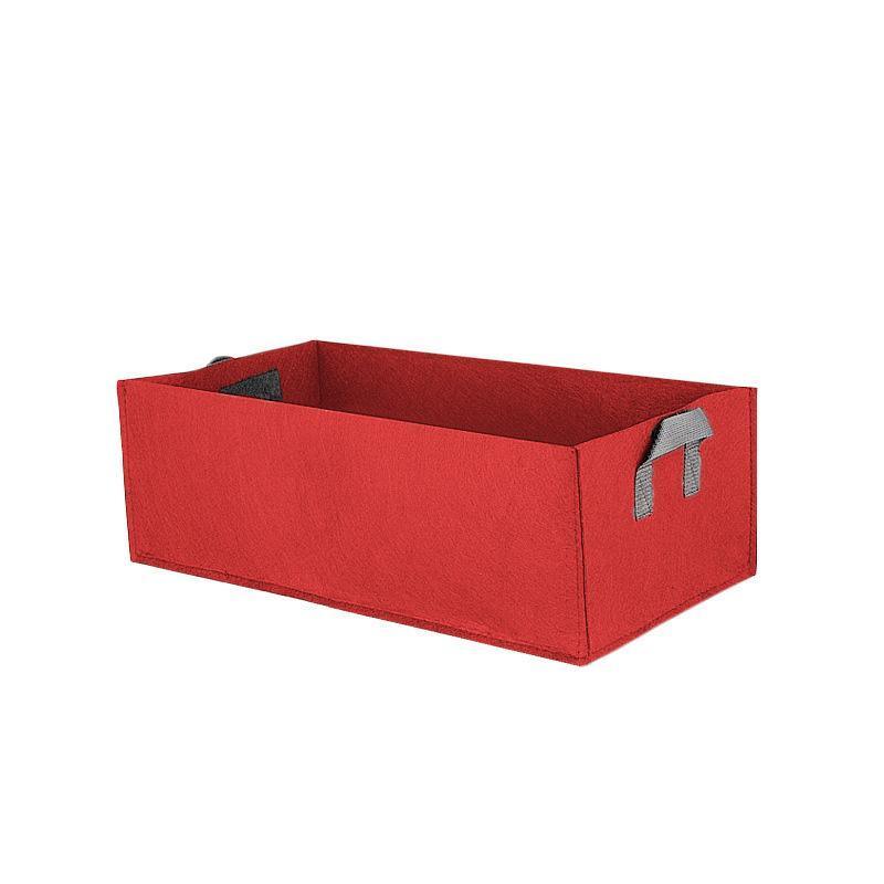 8pcs Felt Rectangular Planting Bags Vegetable Grow Bags Non-Woven Flower Pots - Blue 8pcs-60x30x20 V528-BAG-8PCS-60-30-20-BLUE-329875