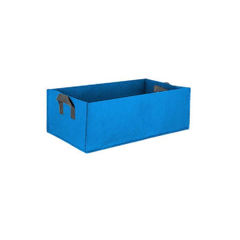 8pcs Felt Rectangular Planting Bags Vegetable Grow Bags Non-Woven Flower Pots - Blue 8pcs-60x30x20 V528-BAG-8PCS-60-30-20-BLUE-329875