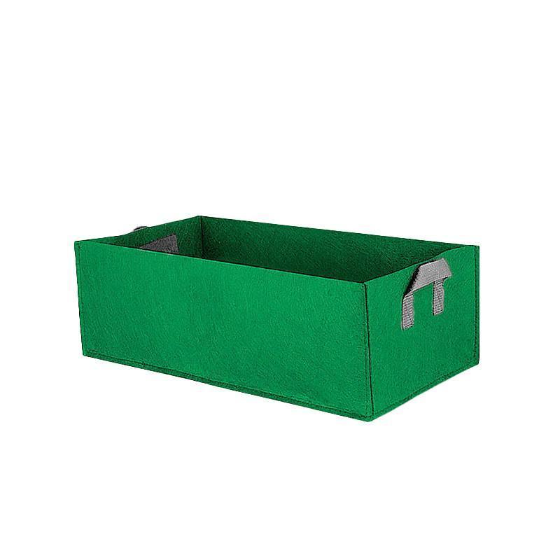 8pcs Felt Rectangular Planting Bags Vegetable Grow Bags Non-Woven Flower Pots - Blue 8pcs-60x30x20 V528-BAG-8PCS-60-30-20-BLUE-329875