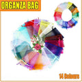 50PCS Organza Bag Sheer Bags Jewellery Wedding Candy Packaging Sheer Bags 9*12 cm - Light Blue/50PCS V528-BAG-9-12-50PCSLIGHTBLUE-436303