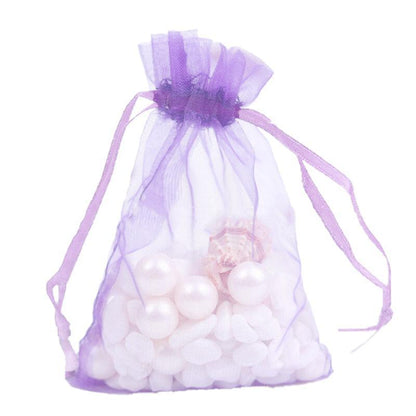 50PCS Organza Bag Sheer Bags Jewellery Wedding Candy Packaging Sheer Bags 9*12 cm - Light Blue/50PCS V528-BAG-9-12-50PCSLIGHTBLUE-436303