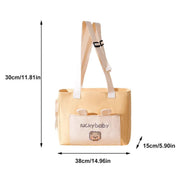 Portable Breathable Adjustable Crossbody Pet Carrier Bag Large Capacity for Pet - Beige V528-BAG-BEIGE-944106