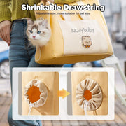 Portable Breathable Adjustable Crossbody Pet Carrier Bag Large Capacity for Pet - Beige V528-BAG-BEIGE-944106