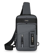 Casual Multifunctional Crossbody Bag for Men Travel Outdoor Hiking and Sports - Black V528-BAG-BLACK-815867