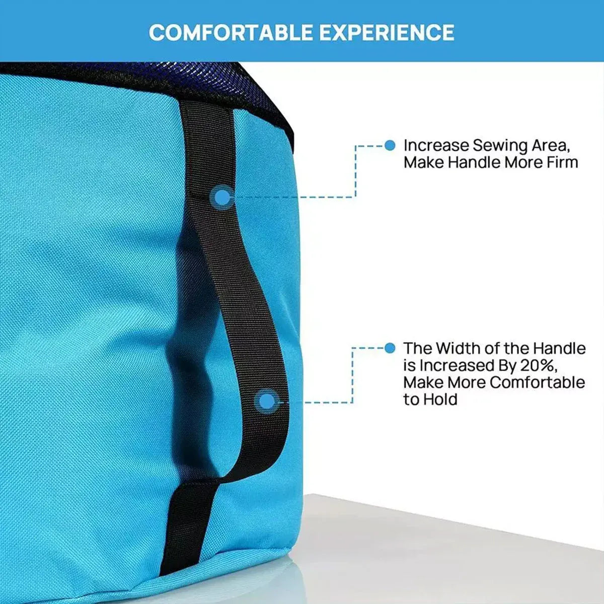Hose Storage Bag Caravan Camping RV Cable Water Hose Electrical Cords Organizer - Blue V528-BAG-BLUE-319035