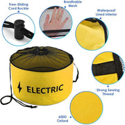 Hose Storage Bag Caravan Camping RV Cable Water Hose Electrical Cords Organizer - Blue V528-BAG-BLUE-319035