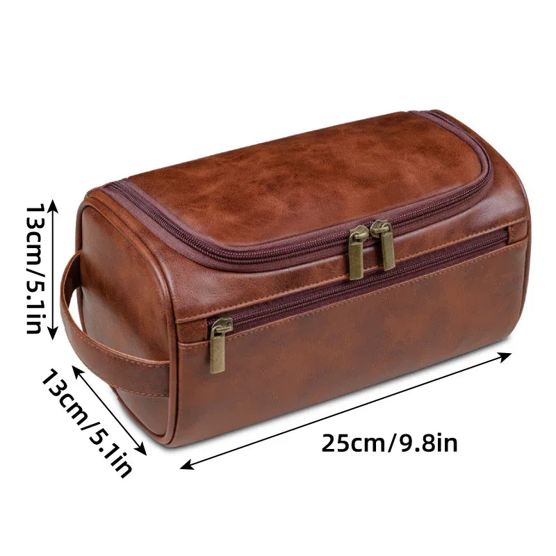Large Capacity Waterproof Travel Toiletry Bag Cosmetic Organizer Multifunctional - Brown V528-BAG-BROWN-957572