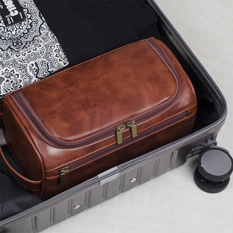 Large Capacity Waterproof Travel Toiletry Bag Cosmetic Organizer Multifunctional - Brown V528-BAG-BROWN-957572