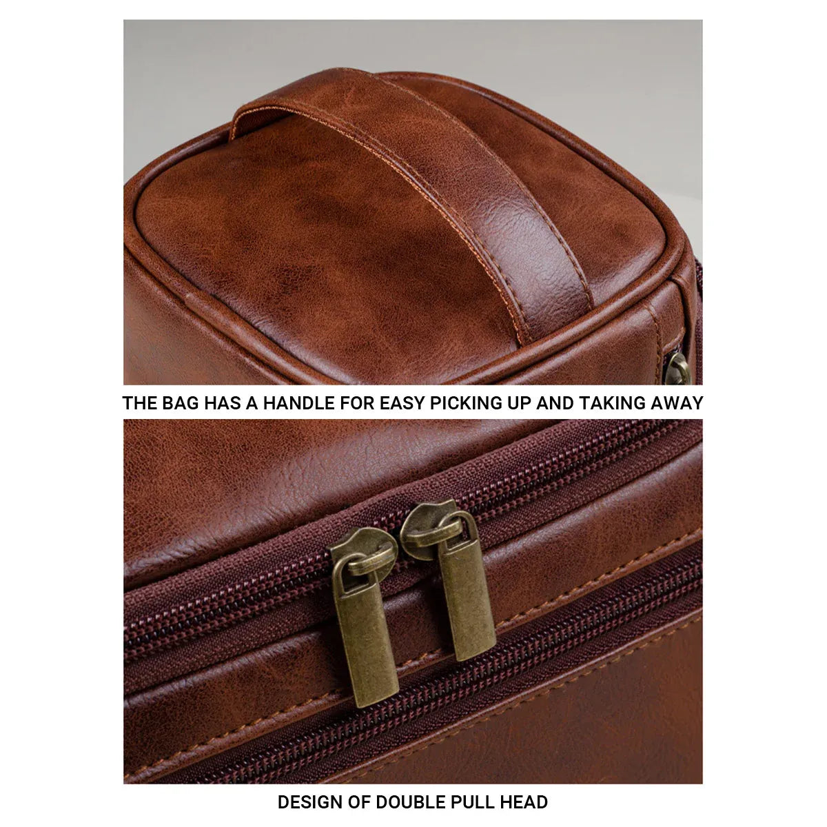 Large Capacity Waterproof Travel Toiletry Bag Cosmetic Organizer Multifunctional - Brown V528-BAG-BROWN-957572