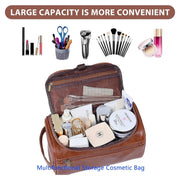 Large Capacity Waterproof Travel Toiletry Bag Cosmetic Organizer Multifunctional - Brown V528-BAG-BROWN-957572