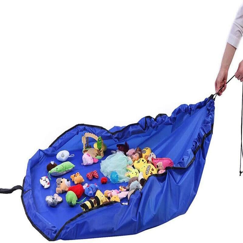 150Cm Kids Play Mat Bag Portable Toy Storage Organizer Lego Toys Drawstring Bag V528-BAG-GREEN-201587