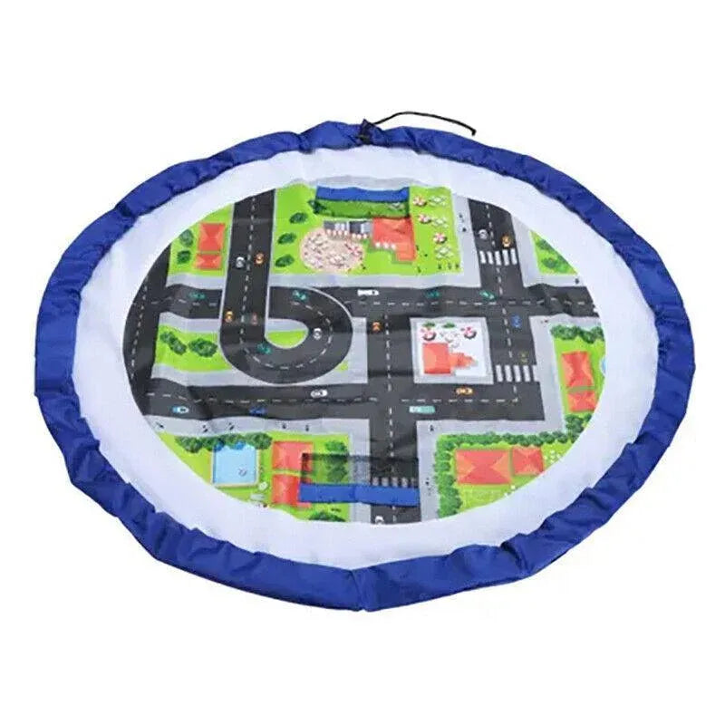 150Cm Kids Play Mat Bag Portable Toy Storage Organizer Lego Toys Drawstring Bag V528-BAG-GREEN-201587