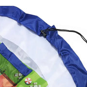 150Cm Kids Play Mat Bag Portable Toy Storage Organizer Lego Toys Drawstring Bag V528-BAG-GREEN-201587
