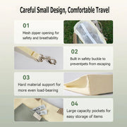 Portable Breathable Adjustable Crossbody Pet Carrier Bag Large Capacity for Pet - Green V528-BAG-GREEN-895609