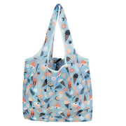 Reusable Foldable Light Waterproof Shopping Bags Carry bag Grocery Big - Green Circle