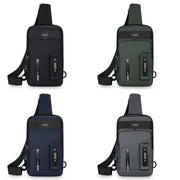 Casual Multifunctional Crossbody Bag for Men Travel Outdoor Hiking and Sports - Grey V528-BAG-GREY-853314