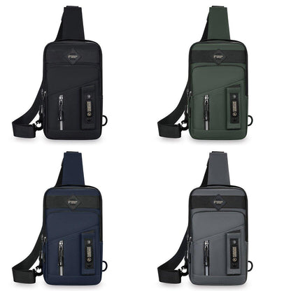 Casual Multifunctional Crossbody Bag for Men Travel Outdoor Hiking and Sports - Grey V528-BAG-GREY-853314