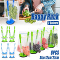 8PCS Kitchen Bag Holder Stand Plastic Storage Rack Food Storage Bag Organizer V528-BAG-HOLDER-8PCS-965321