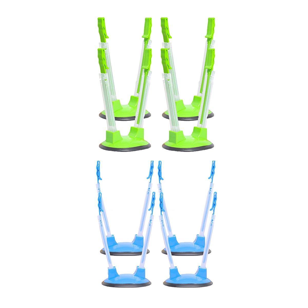 8PCS Kitchen Bag Holder Stand Plastic Storage Rack Food Storage Bag Organizer V528-BAG-HOLDER-8PCS-965321