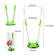 8PCS Kitchen Bag Holder Stand Plastic Storage Rack Food Storage Bag Organizer V528-BAG-HOLDER-8PCS-965321