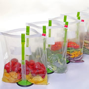 8PCS Kitchen Bag Holder Stand Plastic Storage Rack Food Storage Bag Organizer V528-BAG-HOLDER-8PCS-965321