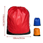 Waterproof Drawstring Moving Bag Large Packing Transfer Bag for Travel Storag - Orange V528-BAG-ORANGE-100-110-612099