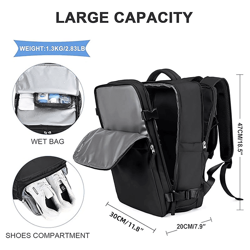 Waterproof Travel Backpack Outdoor Sports Shoulder Bag Hiking Camping Daypack - Pink V528-BAG-PINK-687405