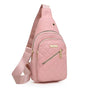 Chest Bag Crossbody Sports Bag Simple Casual Crossbody Bag for Travel Outdoor - Pink V528-BAG-PINK-722164