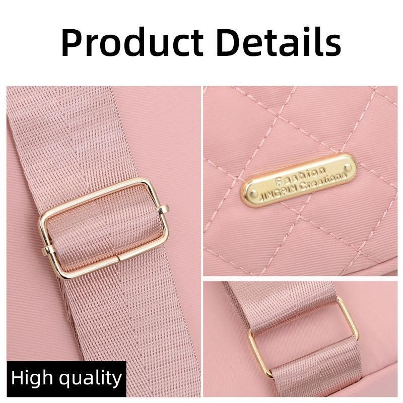 Chest Bag Crossbody Sports Bag Simple Casual Crossbody Bag for Travel Outdoor - Pink V528-BAG-PINK-722164