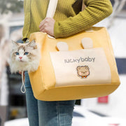 Portable Breathable Adjustable Crossbody Pet Carrier Bag Large Capacity for Pet - Blue V528-BAG-RABBIT-666060