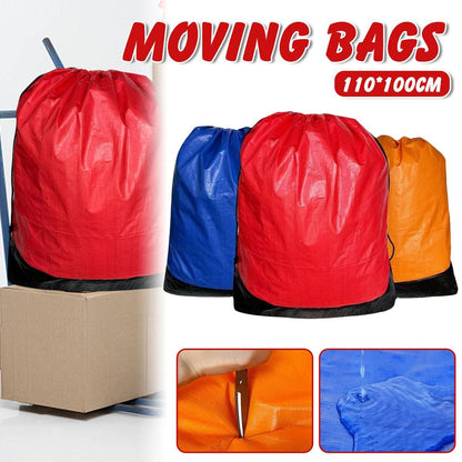 Waterproof Drawstring Moving Bag Large Packing Transfer Bag for Travel Storag - Red V528-BAG-RED-100-110-515388