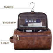 Large Capacity Waterproof Travel Toiletry Bag Cosmetic Organizer Multifunctional - Red Brown V528-BAG-RED-BROWN-953831