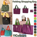 Ultra-Light Foldable Large Capacity Portable Shopping Bag with Drawstring Mouth - Royal Blue - L V528-BAG-ROYAL-BLUE-L-543777