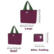 Ultra-Light Foldable Large Capacity Portable Shopping Bag with Drawstring Mouth - Royal Blue - L V528-BAG-ROYAL-BLUE-L-543777
