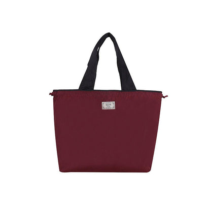 Ultra-Light Foldable Large Capacity Portable Shopping Bag with Drawstring Mouth - Royal Blue - L V528-BAG-ROYAL-BLUE-L-543777