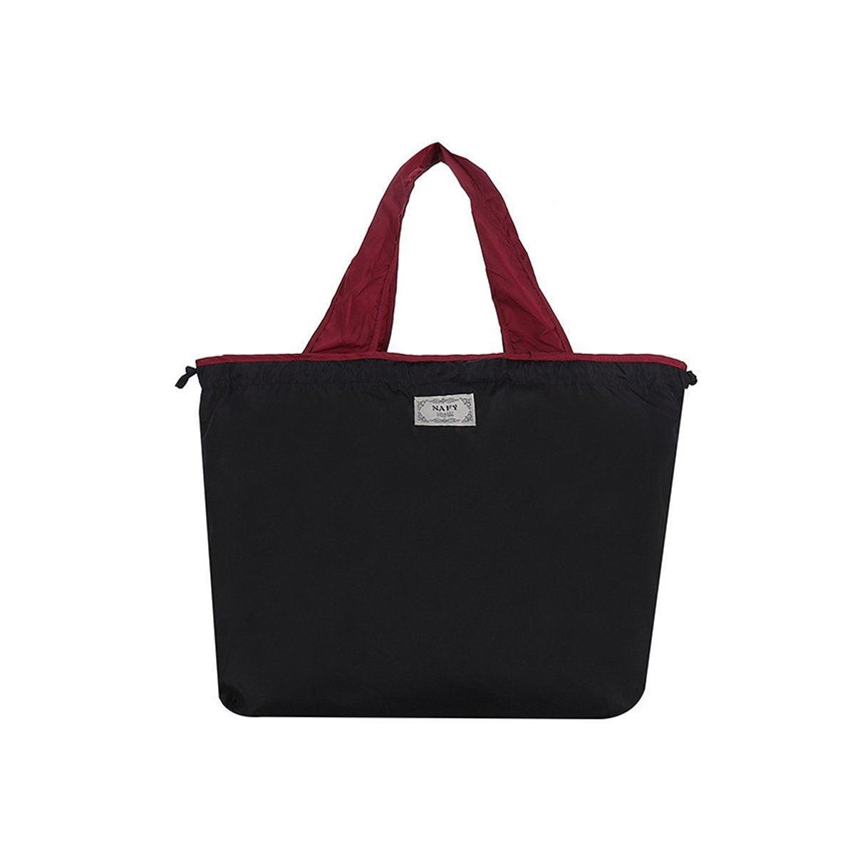Ultra-Light Foldable Large Capacity Portable Shopping Bag with Drawstring Mouth - Royal Blue - L V528-BAG-ROYAL-BLUE-L-543777